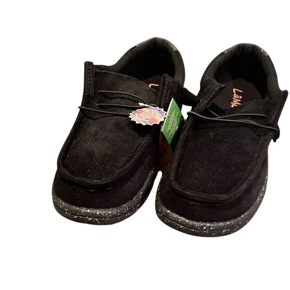 LAMO Paul LamoLite Shoes Men's Size 10 Black Corduroy NEW - Picture 2 of 13
